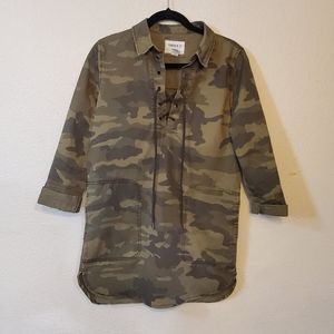 Camo Dress with Pockets